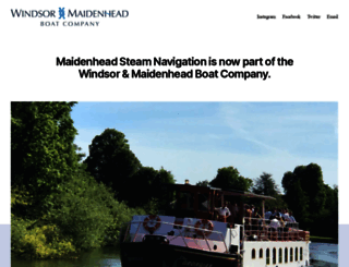 maidenheadsteam.co.uk screenshot