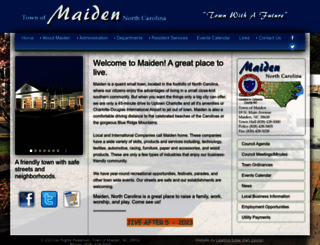 maidennc.com screenshot