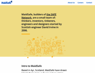 maidsafe.net screenshot