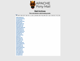 mail-archives.apache.org screenshot