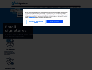 mail-signatures.com screenshot