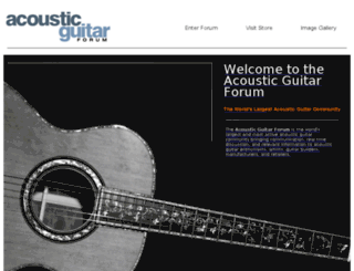 mail.acousticguitarforum.com screenshot