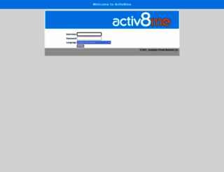 mail.activ8.net.au screenshot