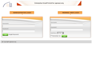 mail.agrasar.org screenshot