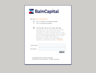 mail.baincapital.com screenshot