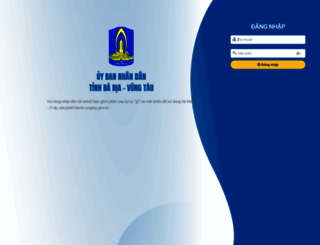 mail.baria-vungtau.gov.vn screenshot