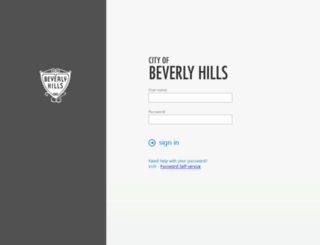 mail.beverlyhills.org screenshot