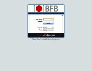 mail.bfb.de screenshot