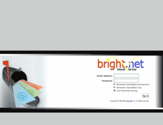 mail.bright.net screenshot