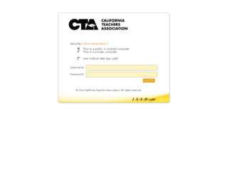mail.cta.org screenshot