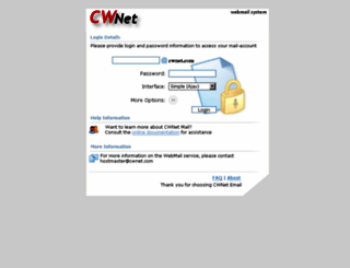 mail.cwnet.com screenshot