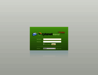 mail.cytanet.com.cy screenshot