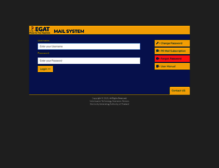 mail.egat.co.th screenshot