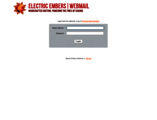 mail.electricembers.net screenshot