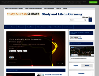 mail.germanystudy.net screenshot