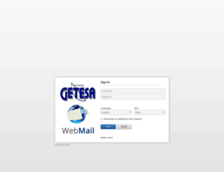 mail.getesa.gq screenshot