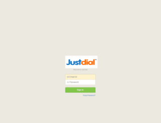 mail.justdial.com screenshot
