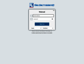 mail.khatoco.com screenshot