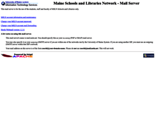 mail.msln.net screenshot