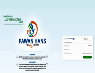 mail.pawanhans.co.in screenshot