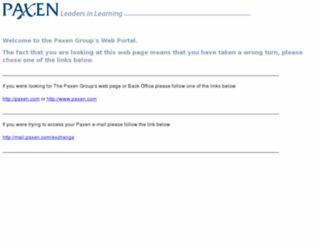 mail.paxen.com screenshot