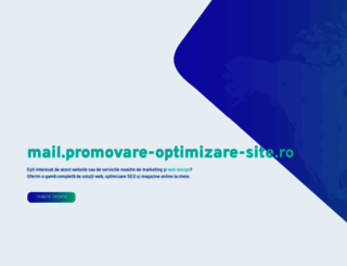 mail.promovare-optimizare-site.ro screenshot