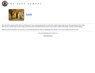 mail.taftschool.org screenshot