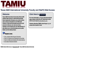 mail.tamiu.edu screenshot