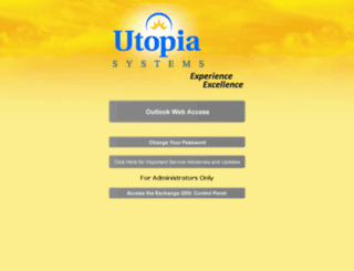 mail.utopiasystems.net screenshot