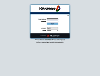 mail.vakrangeeconnect.com screenshot