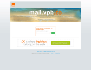 mail.vpb.co screenshot