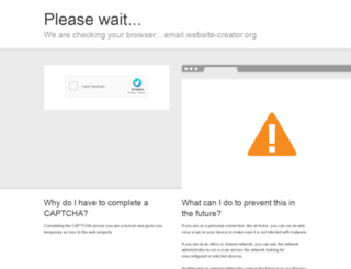 mail.website-creator.org screenshot