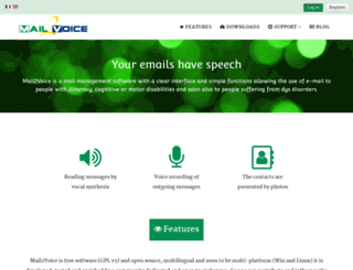 mail2voice.org screenshot