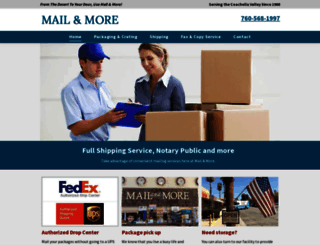 mailandmorepd.com screenshot