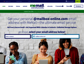 mailbox-online.com screenshot