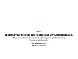 mailboxde.com screenshot