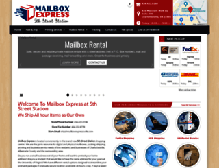 mailboxexpresscville.com screenshot
