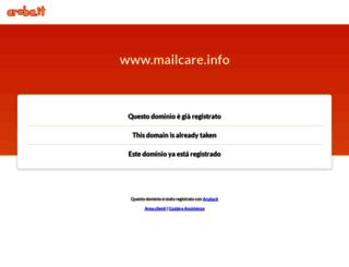 mailcare.info screenshot