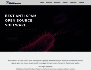 mailcleaner.org screenshot