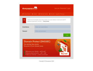 mailcontrol.easyspace.com screenshot