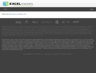 mailer.excelmarkets.com screenshot