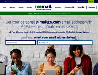 mailgn.com screenshot