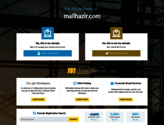 mailhazir.com screenshot