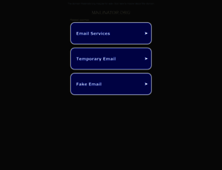 mailinator.org screenshot