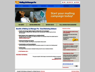 mailing-manager.com screenshot