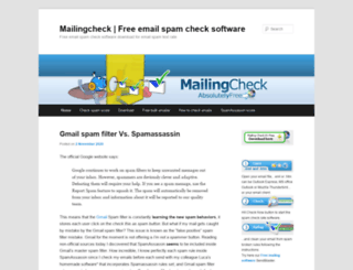 mailingcheck.com screenshot
