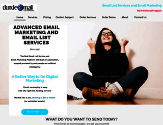 mailinglistservices.com screenshot