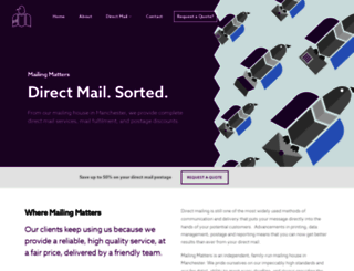 mailingmatters.co.uk screenshot