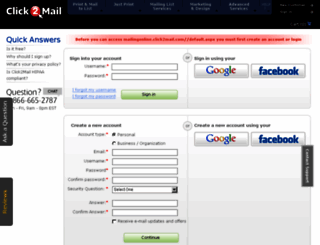mailingonline.click2mail.com screenshot