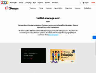 maillist-manage.com screenshot